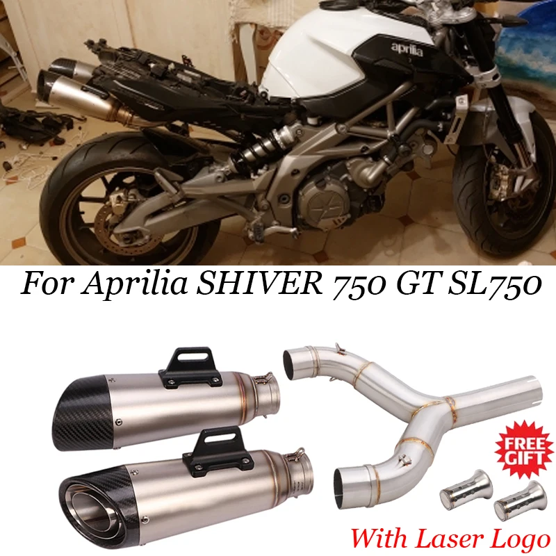 

Двойной глушитель для мотоцикла Aprilia SHIVER 750 SL750 SHIVER750 GT 750GT 2008 - 2017