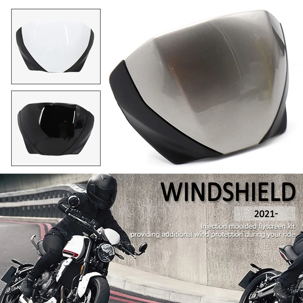 

Motorcycle Accessories For Trident 660 2021 2022 Front Screen Lens Windshield Fairing Windscreen Deflector For TRIDENT 660