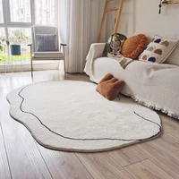 nordic ins large plush carpets irregular area rugs for living room non slip kid play mat soft bedside rug floor mat tapis