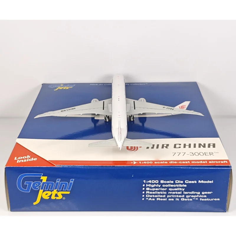 Фото GeminiJets масштаб 1/400 Air China B777-300ER B-2086 литая под давлением модель самолета из сплава Коллекционный декоративный орнамент №5