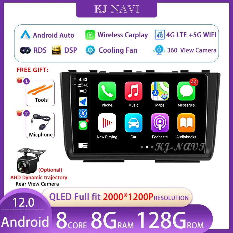 

Автомагнитола 2 Din для Hyundai Creta 2 IX25 2020 2021, мультимедийный видеоплеер, GPS-навигация, DVD