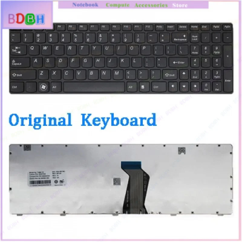 Фото Новая оригинальная клавиатура для ноутбука LENOVO G500 G505 G510 B570 B575 B570E G580 G585 B580 B590 G700 G710 G570 G575 №3