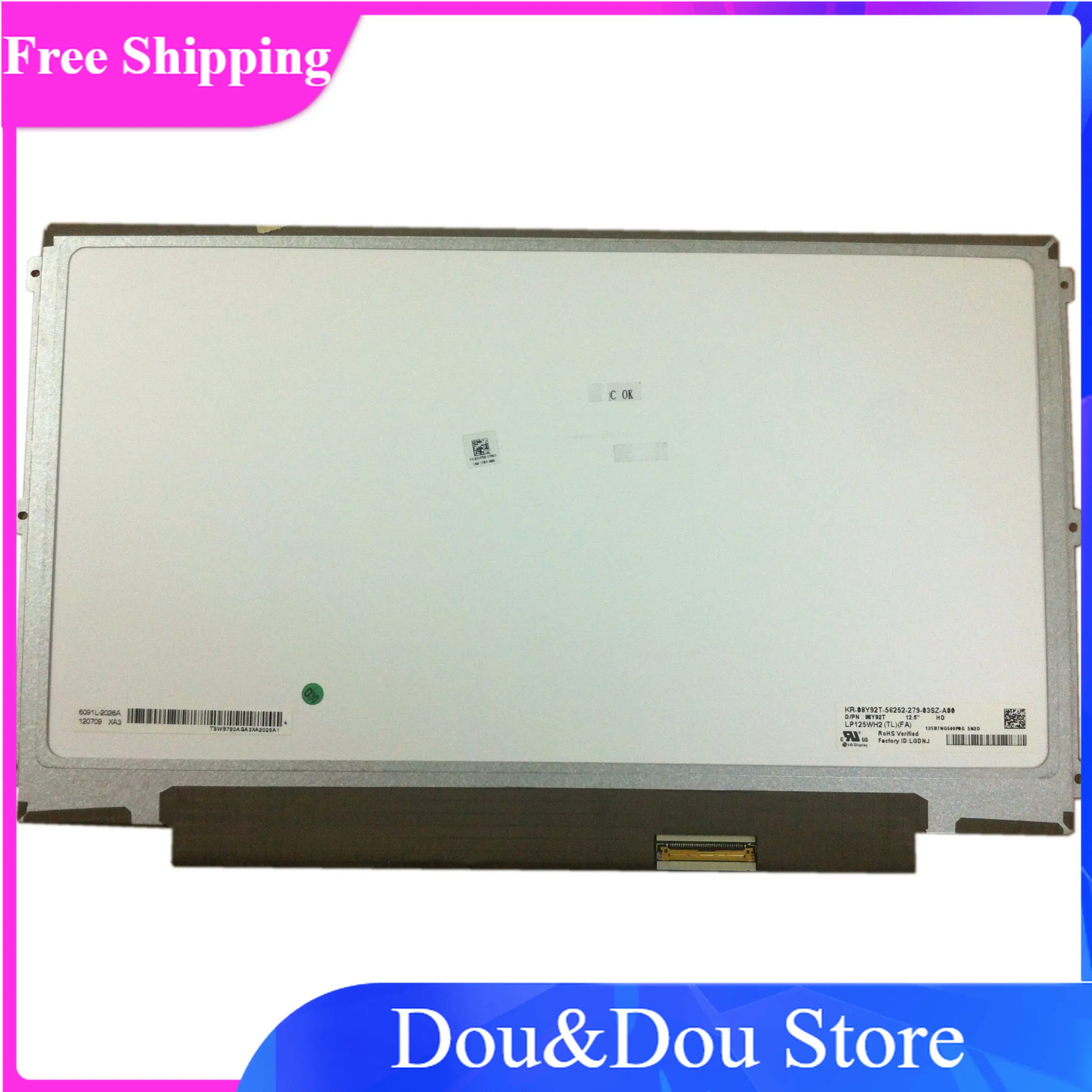 

LP125WH2 TLFA LP125WH2 (TL)(B1) LP125WH2 TLB1 for lenovo U260 K27 K29 X220 X230 laptop led screen 40pin lcd matrix