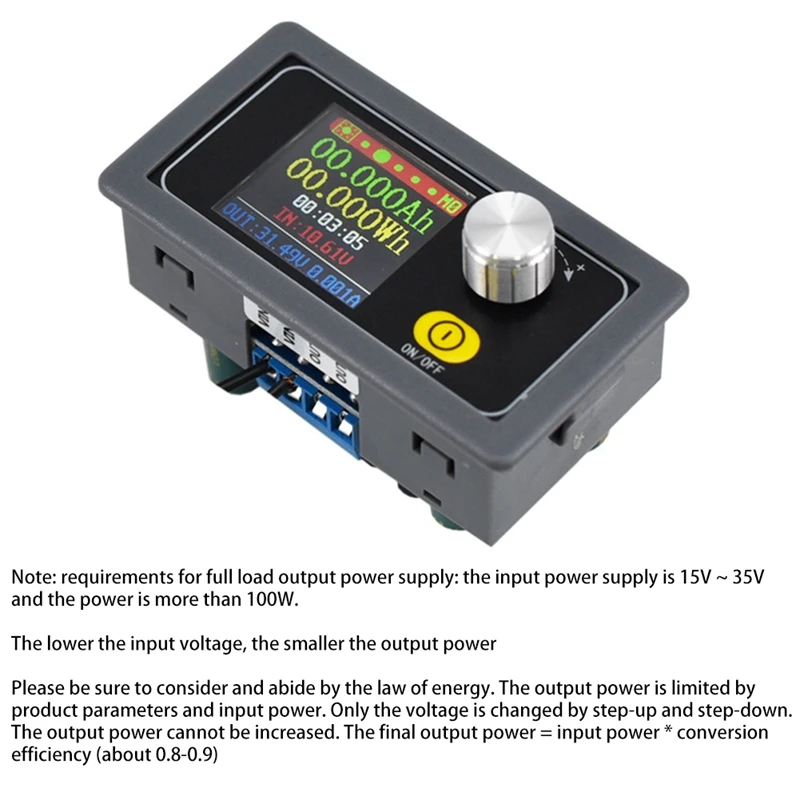 Регулируемый лабораторный источник питания XYS3580 DC-DC Buck Boost конвертер CC CV 0 6-36V 5A