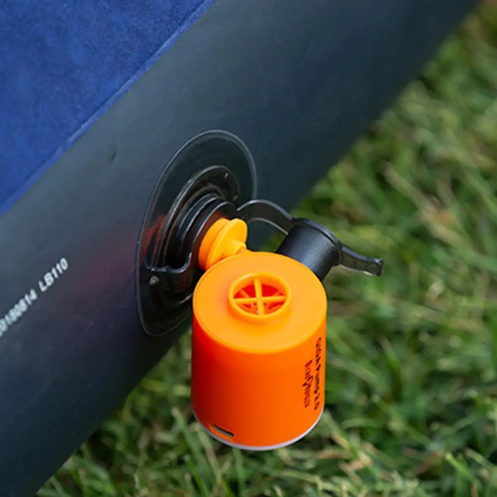 

3 In 1 Outdoor Air Pump with 5 Nozzles For Mattress Mat Camping Electric Inflator Swimming Ring Vacuum Pump