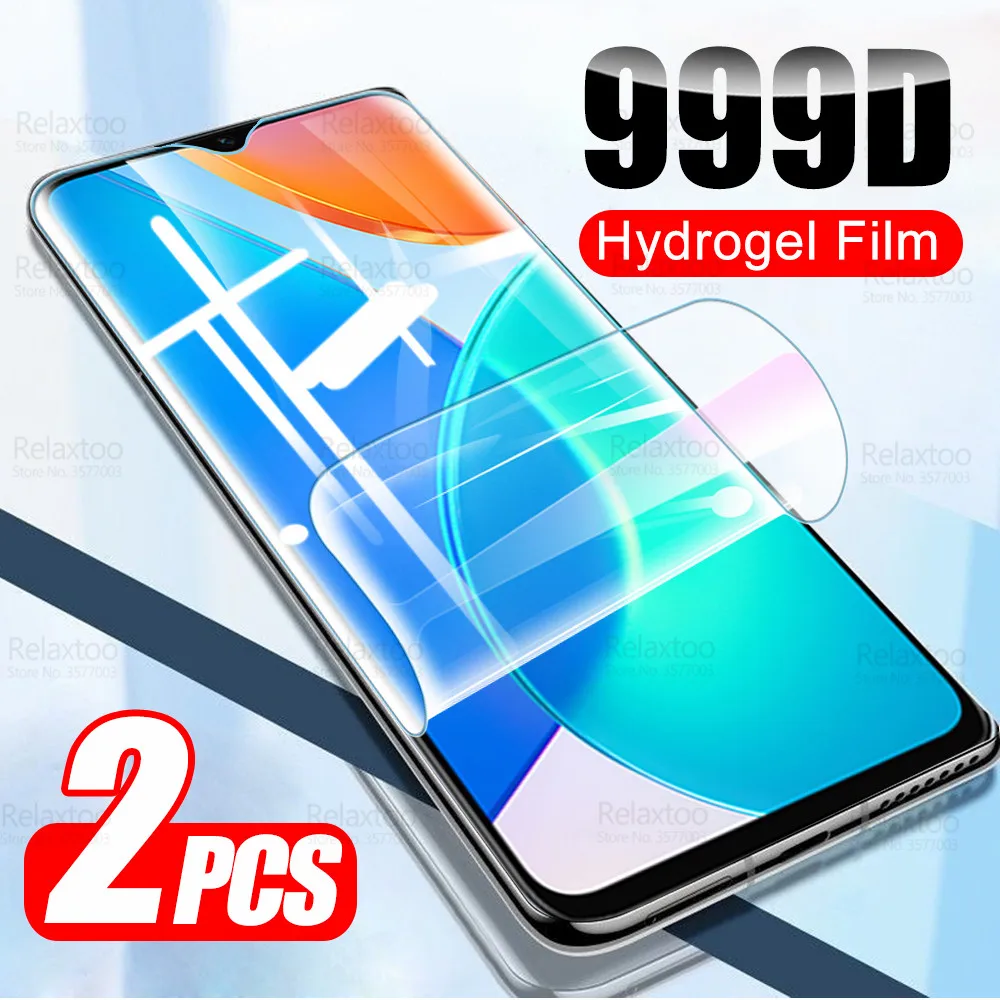 

Для Honor X6 Гидрогелевая пленка 2 шт. 999D изогнутая мягкая пленка HonorX6 4G VNE-LX1 Honr Hnor 6X X 6 6X защита для экрана не закаленное стекло