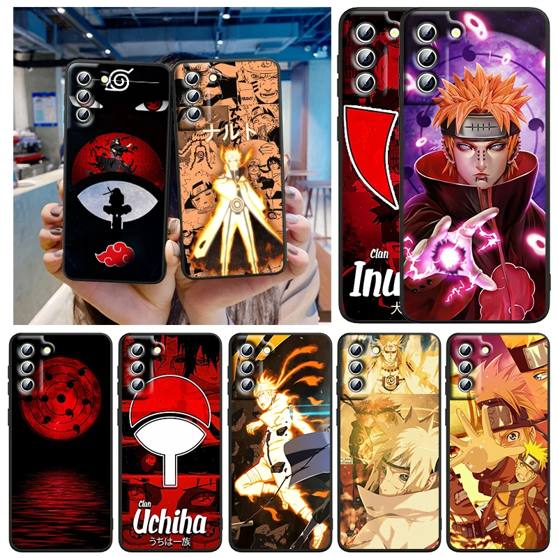 

Cool K-Kakashi N-Naruto Art Phone Case For Samsung Galaxy S23 S22 S21 S20 FE S10 S10E S9 Plus Ultra Pro Lite 5G Black Cover