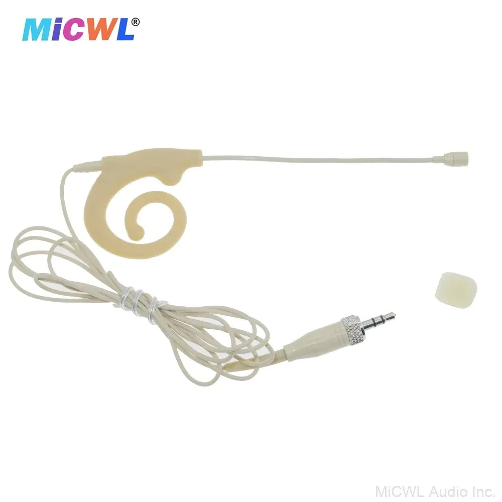 Фото Микрофон-гарнитура HM680 с креплением на ухо для Sennheiser G2 G3 G4, стереоразъем 3,5 мм, удобный, мягкий №3