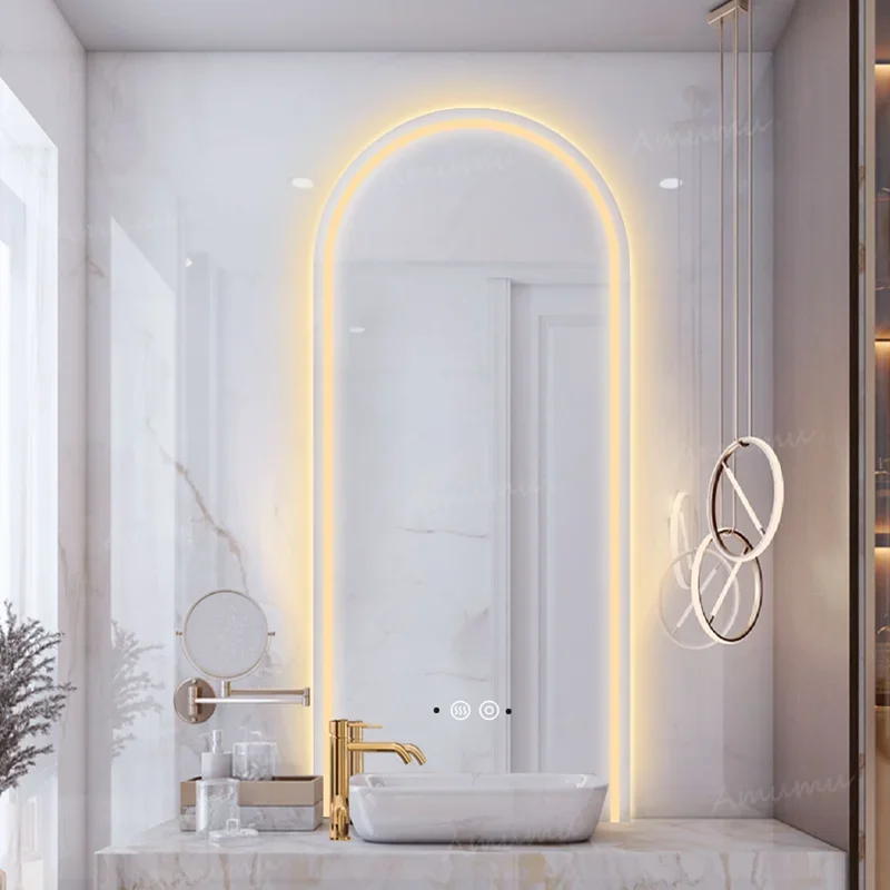 Светодиодное зеркало для душа умное всего тела большой стол настенное бритья