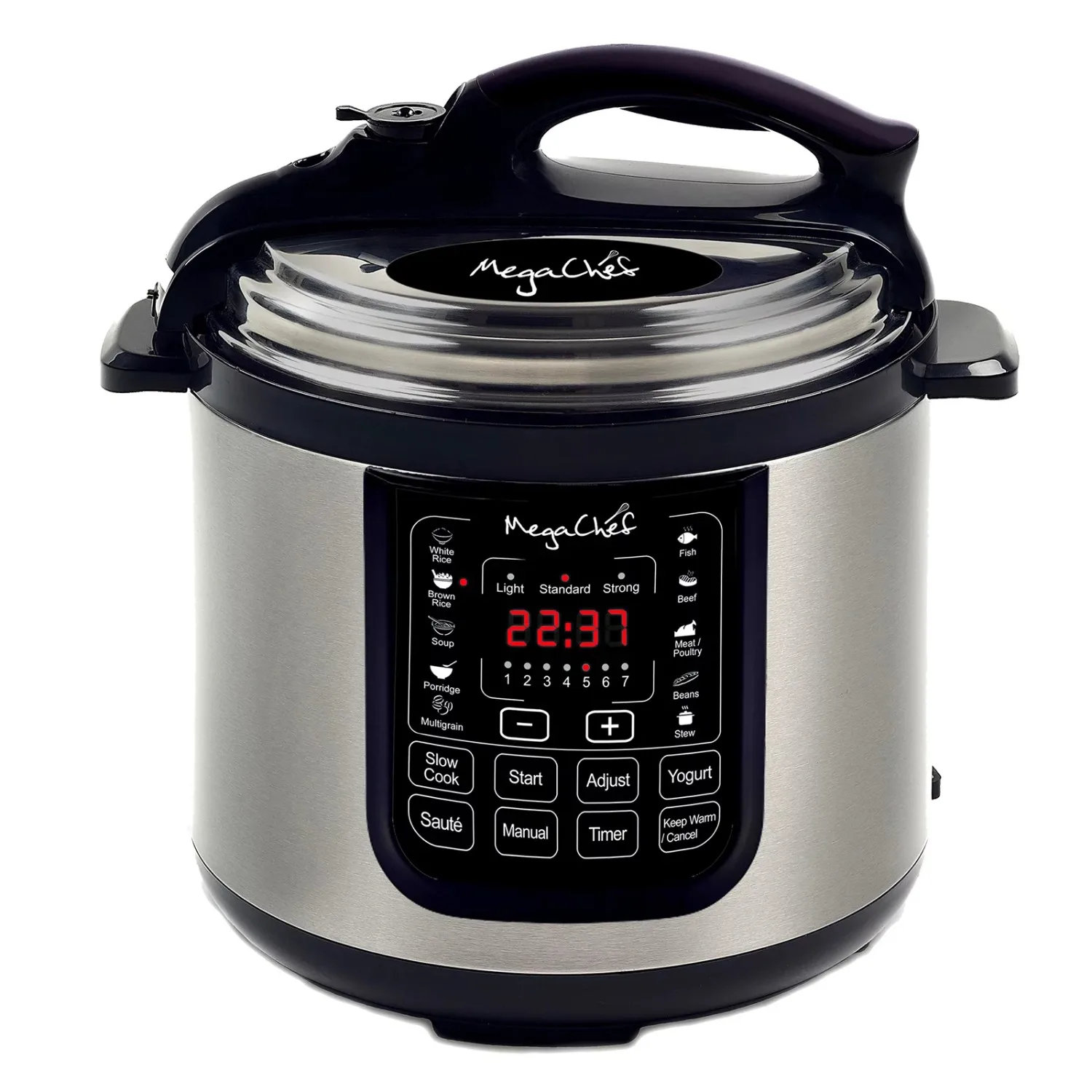 

Electric Pressure Cooker with 13 Pre-set Multi Function Features ，8 Quart slow cooker