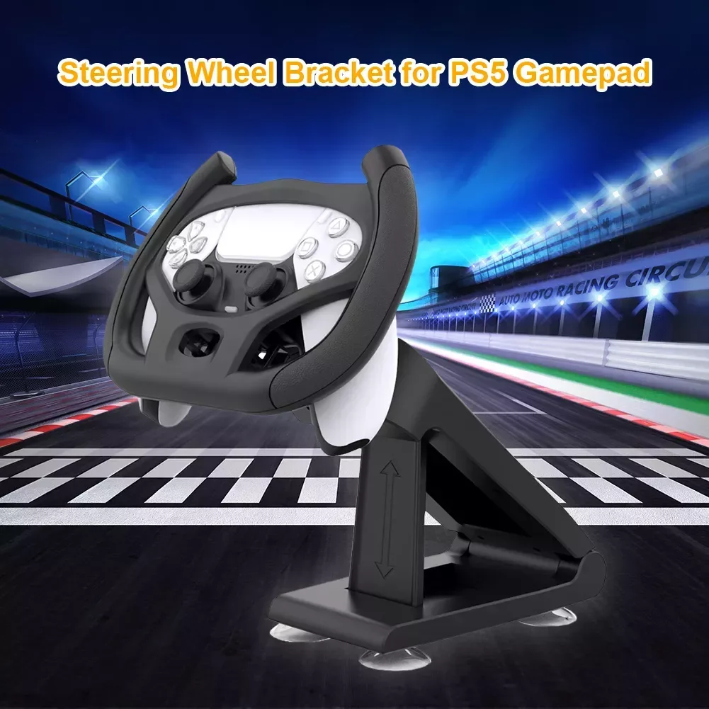 

NEW Professional Gaming Steering Wheel for PS5 Car Racing Games Handle with Bracket Electronic Machine Accessories
