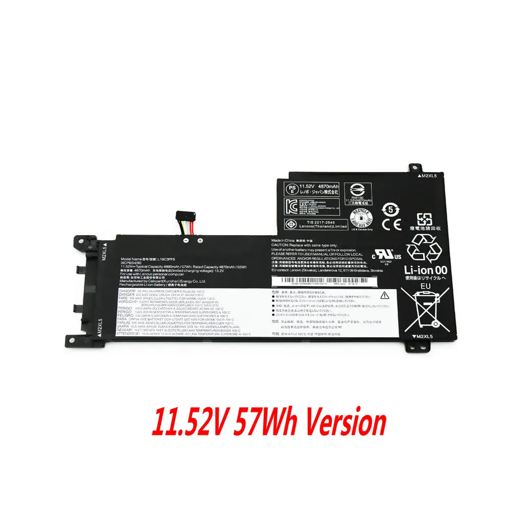 НОВЫЙ аккумулятор L19C3PF5 L19D3PF3 L19C3PF4 L19M3PF6 для Lenovo Xiaoxin 15 15ARE 15IIL 15ITL Air 15ALC 2020 2021