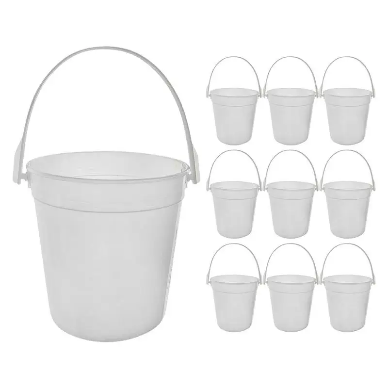 

Champagne Wine Bucket Champagne Tub 5/10pcs Cold Beverage Tub Large Beer Containers With Handle Summer Essentials For Beach Part