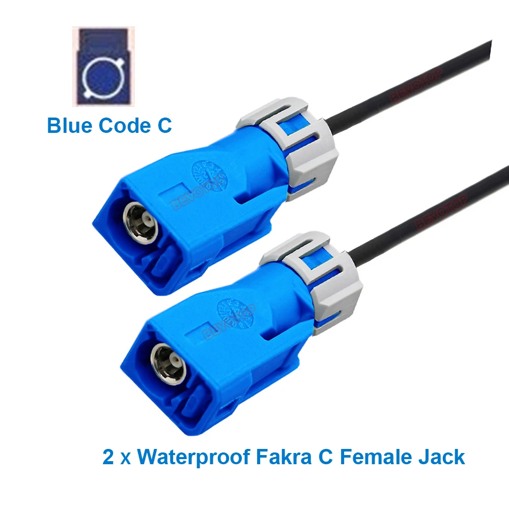 1 шт. водонепроницаемый разъем Fakra A/B/C/D/F/G/H/I/K/Z мама-мама автомобильный видеоразъем