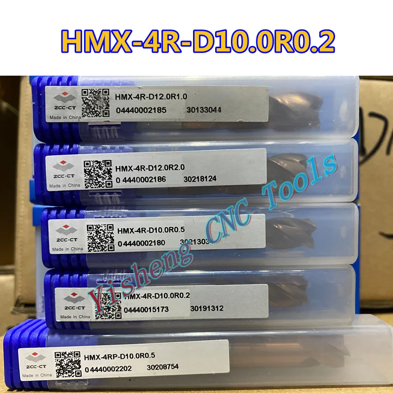 

68HRC ZCC CT HMX-4R-D10.0R0.2 solid carbide 4 flute Corner Rounding NANO coated end mill cnc milling cutter cutting tools
