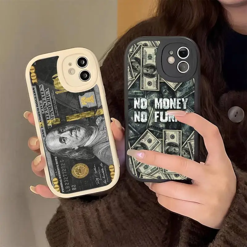 

US dollar Phone Case Hard Leather Phone Case For iPhone 14 13 12 Mini 11 14 Pro Max Xs X Xr 7 8 Plus