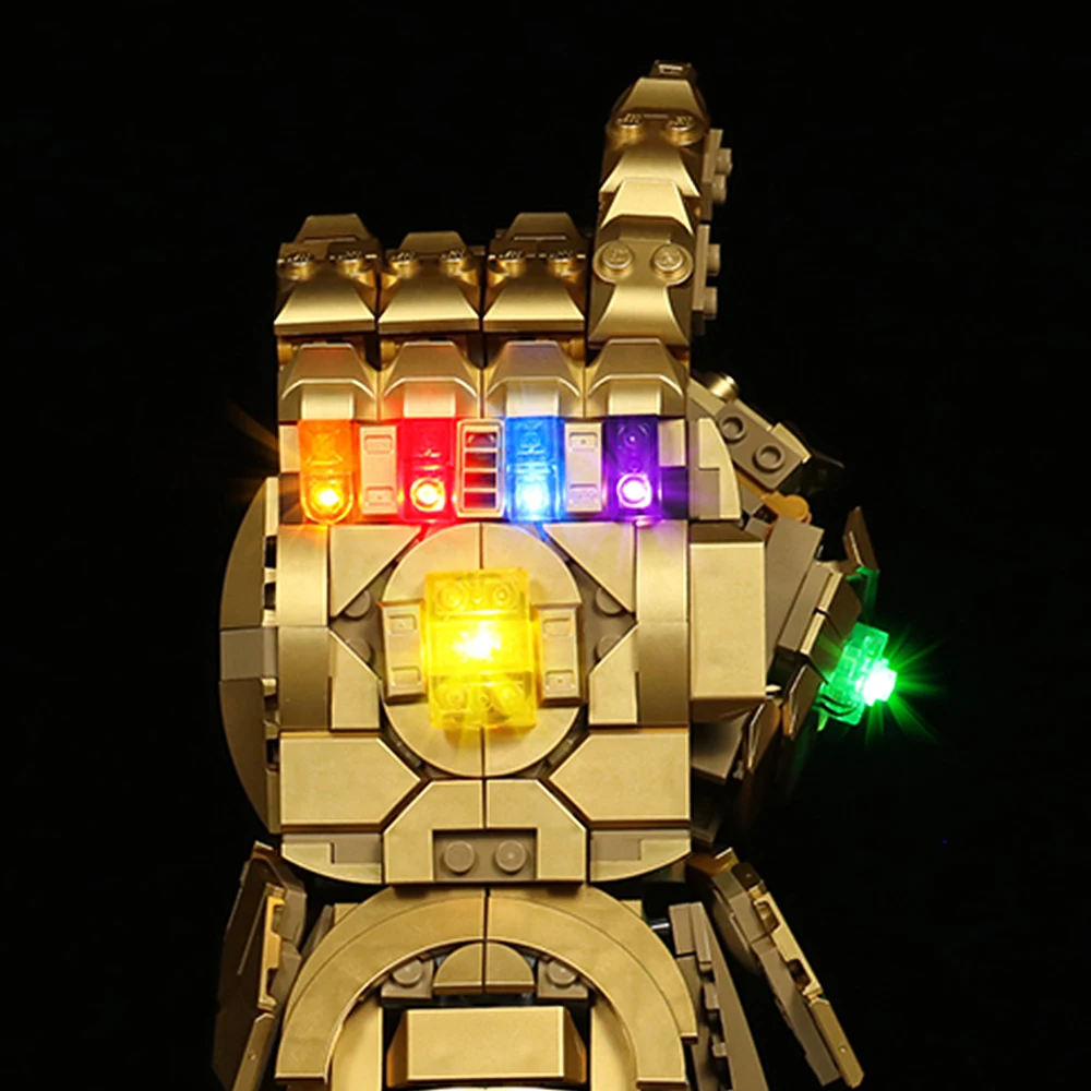 Светодиодный светильник Lazishi для 76191 Infinity Gauntlet Коллекционная модель игрушки