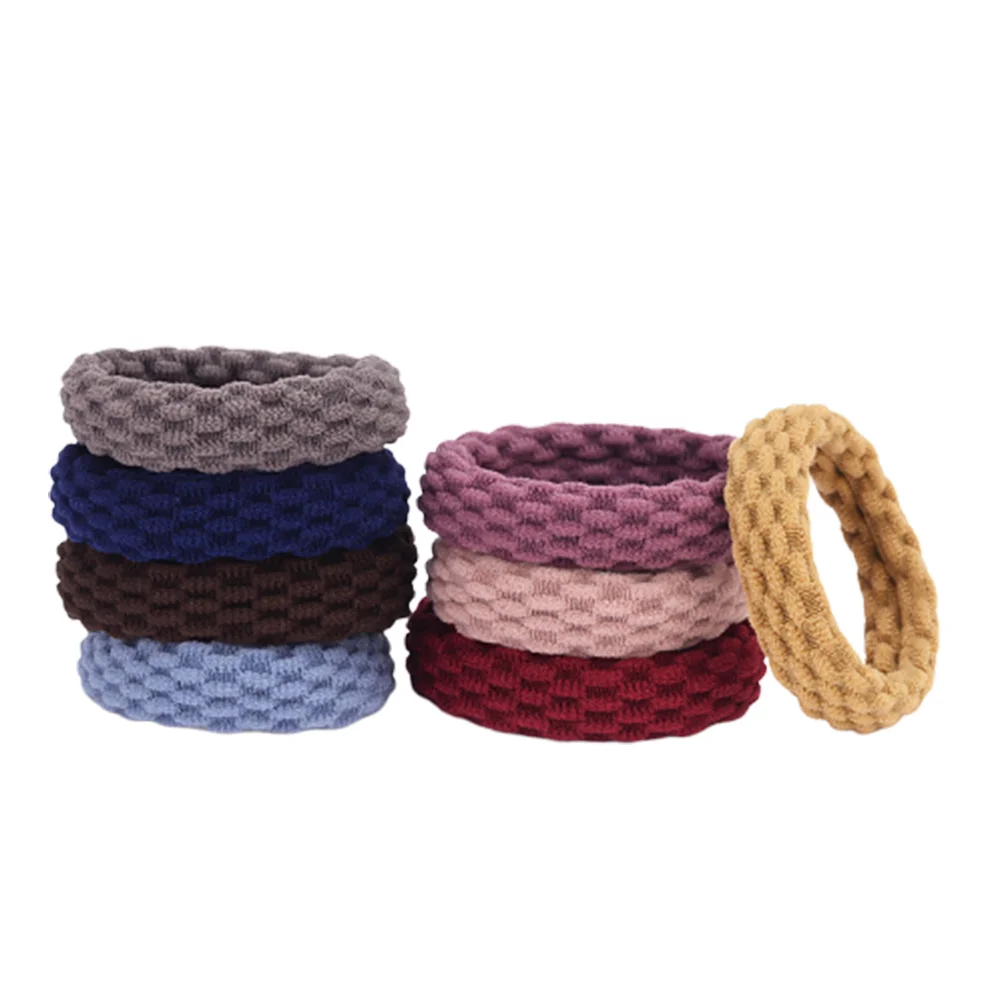 

20 шт. ленты для волос Женский Галстук Держатель для хвоста эластичный смелый веревка Miss растягивающееся кольцо простой