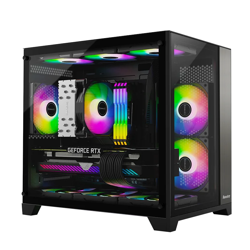 Игровой компьютер Intel Core i3 12100 / i5 12400 H610m 16ГБ DDR4 RX580