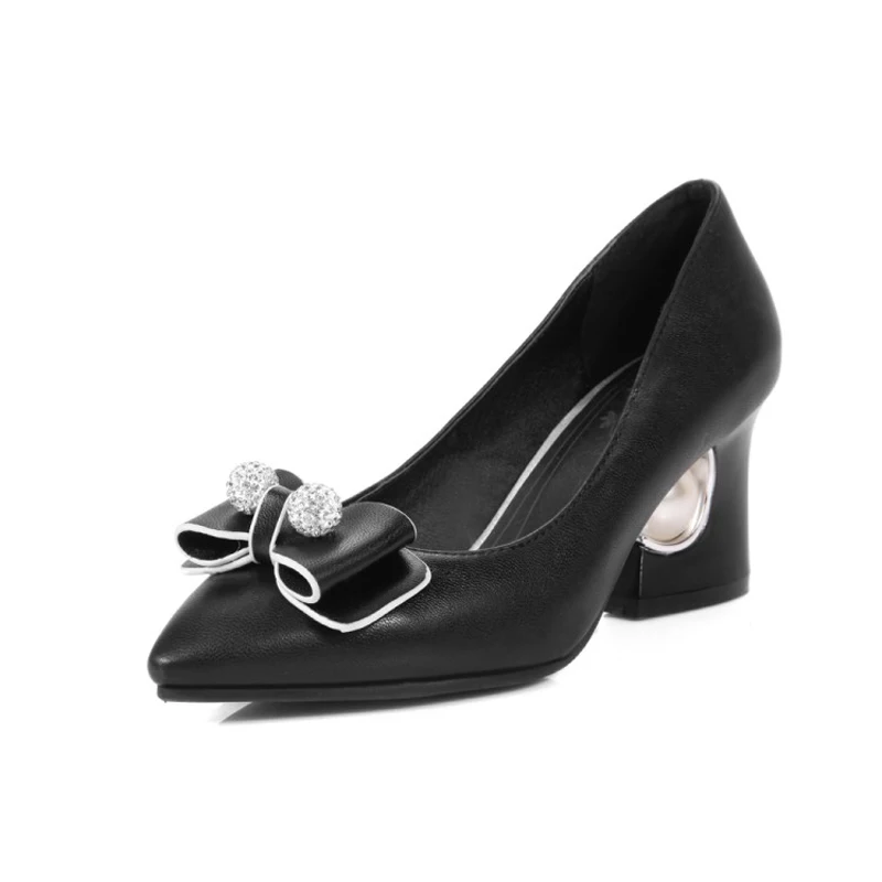 

Женские туфли на высоком каблуке; Женские туфли-лодочки с острым носком и бантом; Тонкие туфли на высоком каблуке; Большие размеры