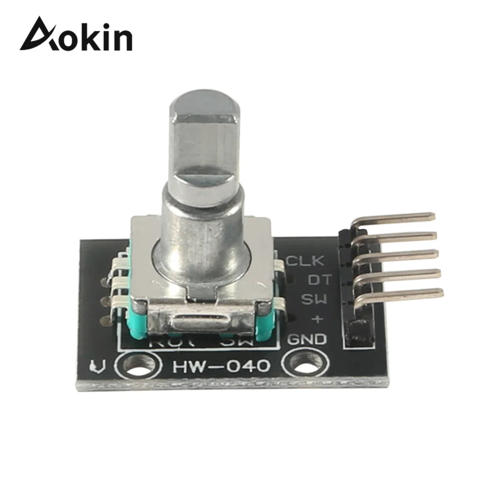 

For Arduino 360 Degrees Rotary Encoder Module Compatible Brick Sensor Switch Development Board KY-040 With Pins