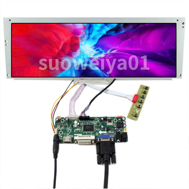 

Oirginal A+ LTA149B780F 14.9 Inch 1280X390 LCD Screen Display HDMI+VGA+DVI LCD Controller Driver Board for Arcade Machines
