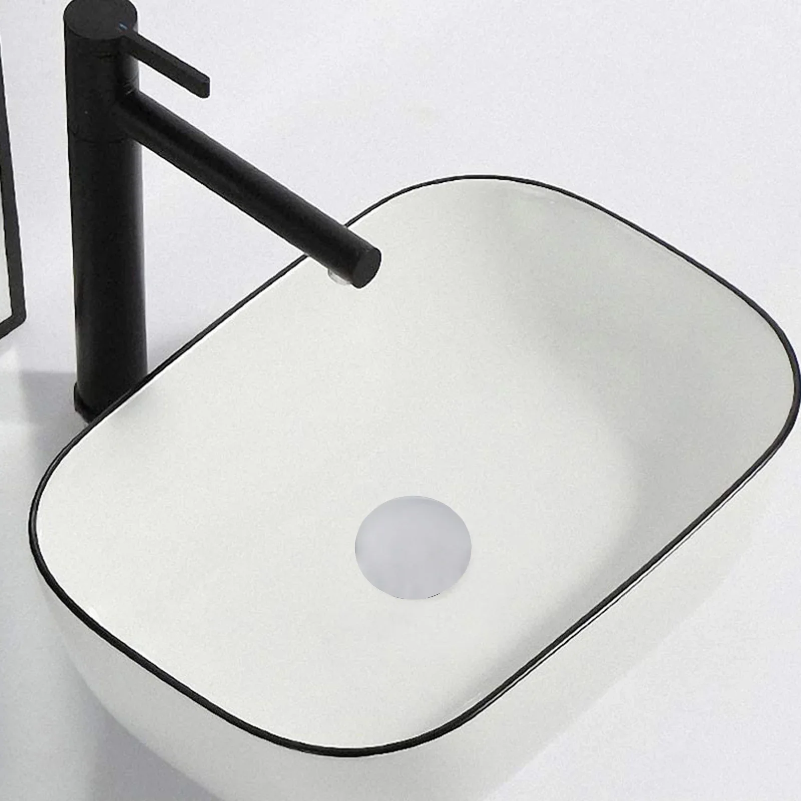 1 шт. заглушка для раковины латунь с хромированной отделкой сливная пробка в