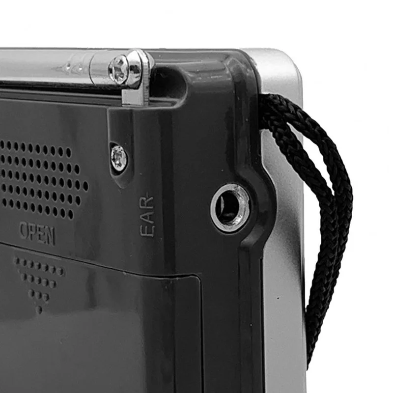 Portable Radio Pocket Size Telescopic Antenna Battery Powered Mini Multifunctionl AM FM for Elder high sensitivity radio | Электроника