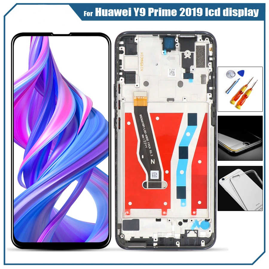6.59 inch For Huawei Y9 Prime 2019/P Smart Z LCD Display STK-LX1 Touch Screen Digitizer Assembly parts+tools