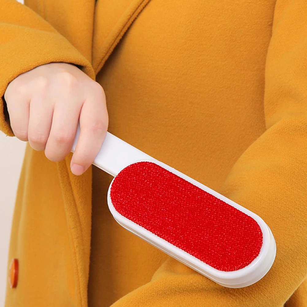 

Removing From Furniture Self-cleaning Lint Dog Cat Pet Hair Remover Hand Operate Dust Removal Brush Electrostatic Woolbrush