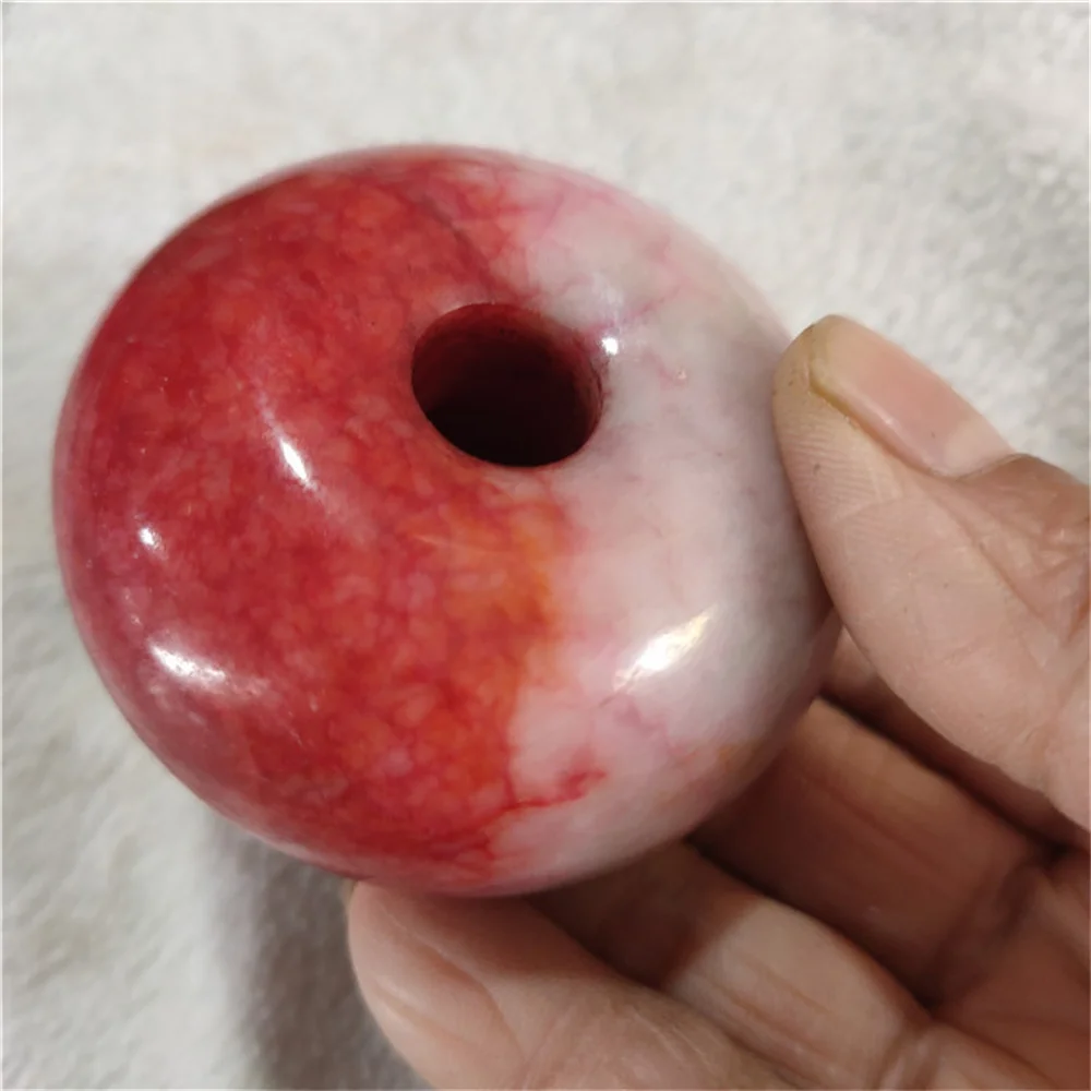 Xiuyu персиковый цвет нефритовый старинный нефрит большая мировая Пряжка Хлеб