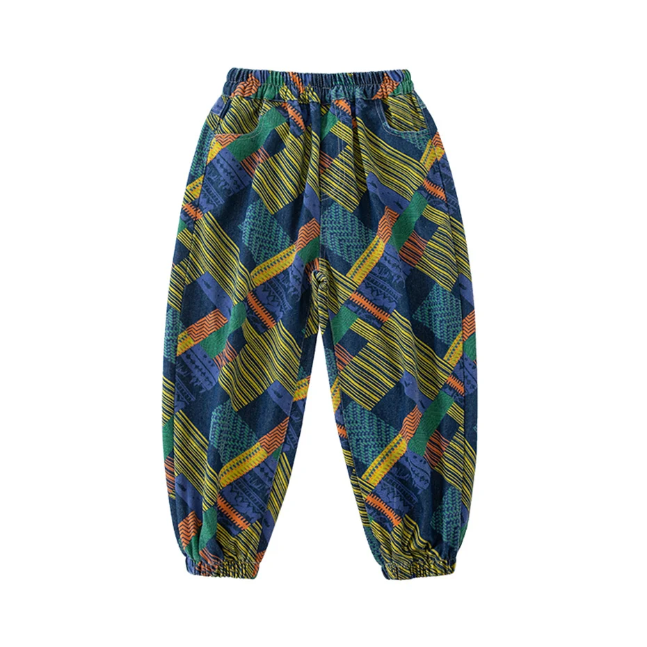 

MODX Jeans For Boy Printed Jeans Boy Casual Style Trousers For Children Spring Autumn Children Clothes 6 8 10 12 14