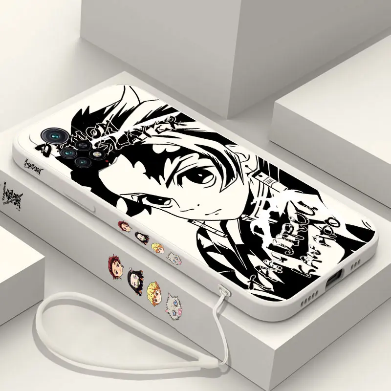 

Demon Slayer Phone Case For Xiaomi Redmi Note11 11E 11S 10 10A 10X 10S 9C 9 8 7 Pro Plus 10C 9A 9Prime 4G 5G Cover