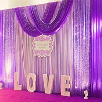 2022 new sequins wedding background curtain event party celebration fabric stage background curtain wall decoration