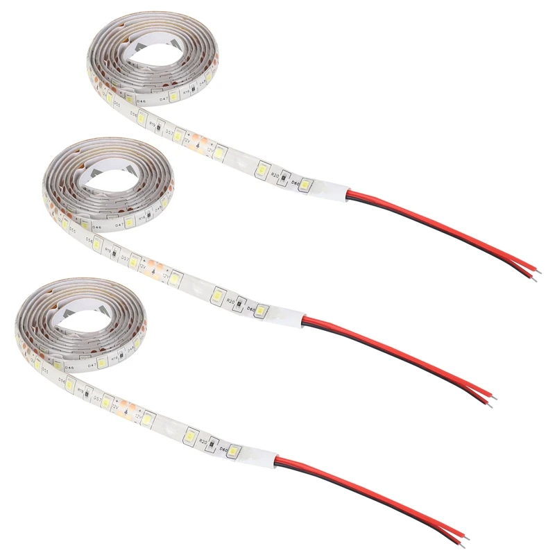 

3X 60-3528 SMD Waterproof LED Light Strip DC12V (White)1M