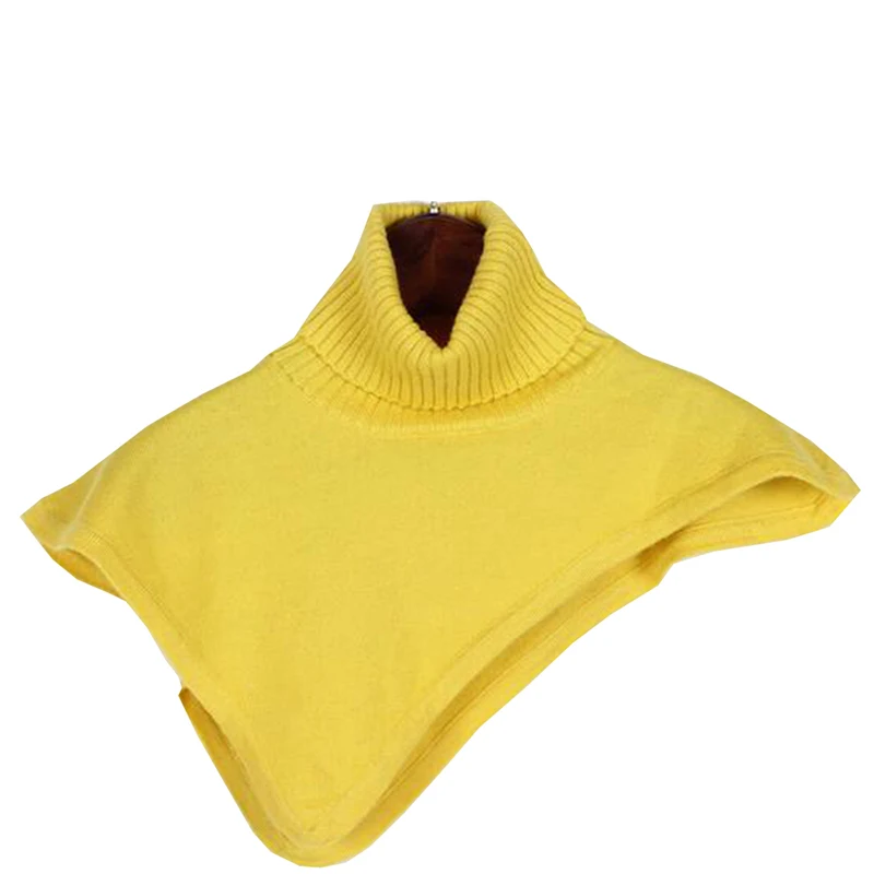 Женская зимняя водолазка Sparsil кашемировый пуловер вязаная накидка шарфы-кольца