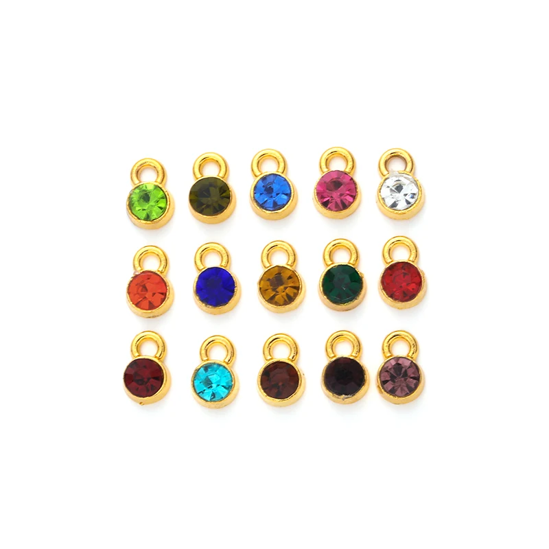 

15 шт., подвески для браслетов, 6 Х9 мм, 12 цветов