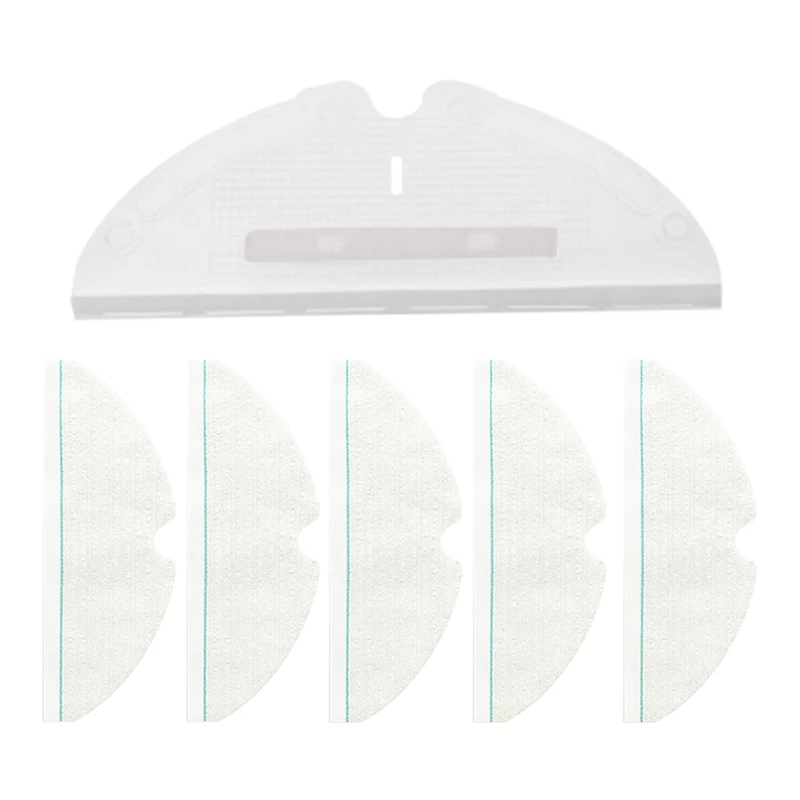 

6PCS For Roborock T8 / Q7 Max / Max+ Robot Vacuum Cleaner Replacement Spare Parts Disposable Mop Cloth Mop Card Board