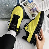 new 2022 men running shoes breathable outdoor sports shoes lightweight sneakers air cushion board shoes and small white shoes