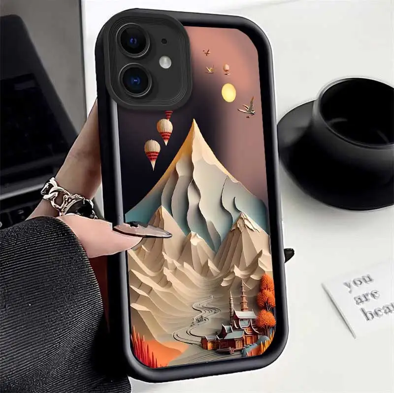 Чехол IP11 для телефона с изображением мечтательных пейзажей неба глаз лестницы