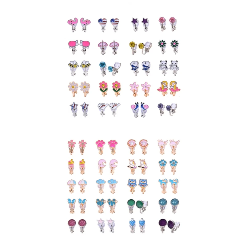 

20Pair Hypoallergenic Earrings for Girls Sensitive Ears Post Assorted Cute Stud Earrings for Teens Girls Women Jewelry