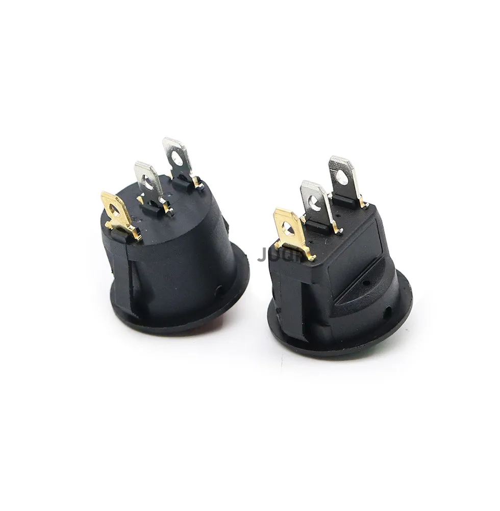 Зеленый Кулисный Переключатель KCD1 2 шт. 12 В 220 ВКЛ-ВЫКЛ положения 3 контакта