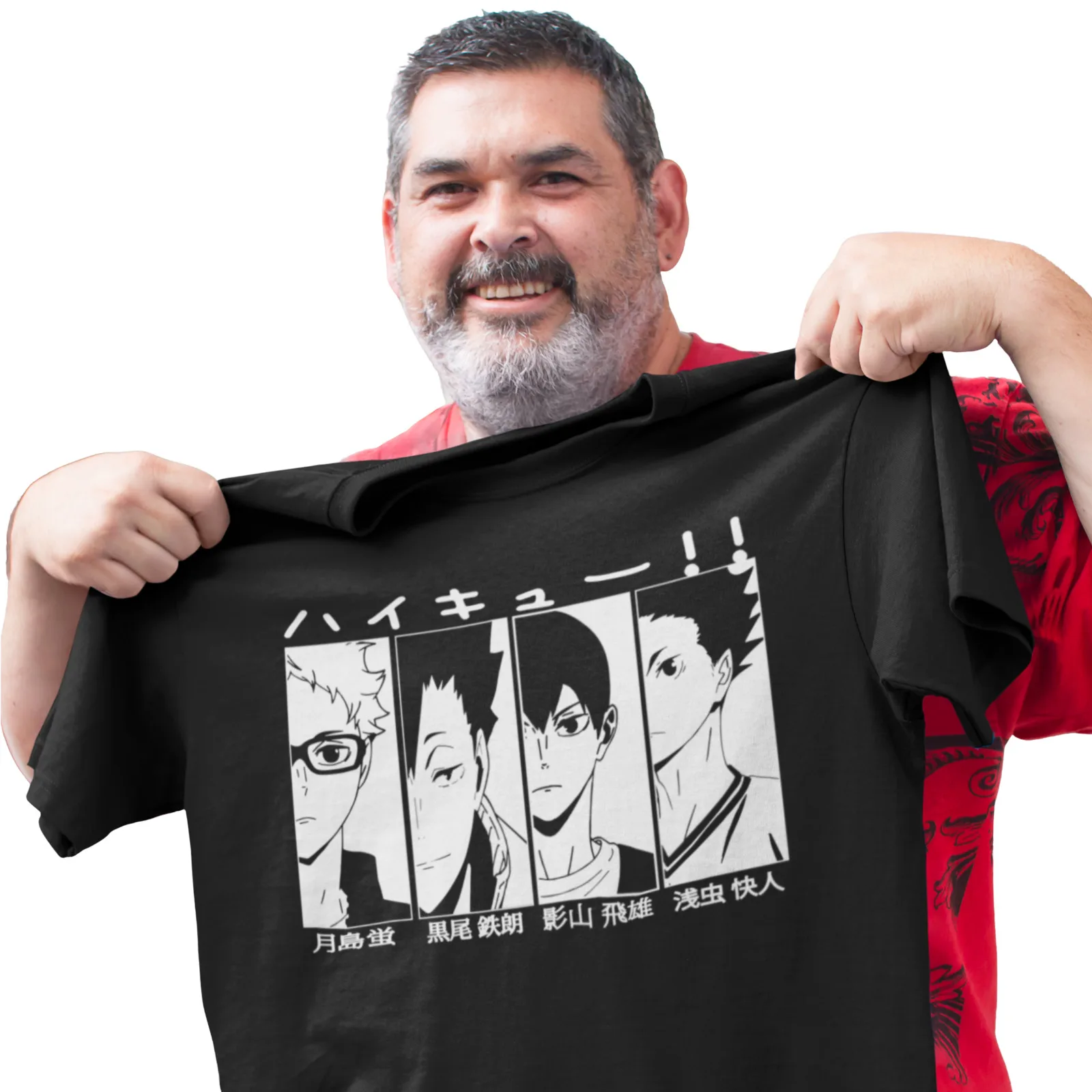 Haikyuu Hinata Kageyama Nekoma Аниме рубашка размер от S до 5XL