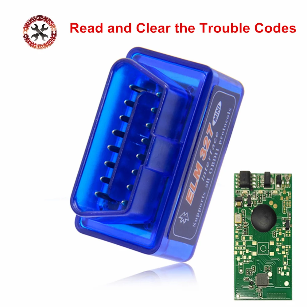 Новый мини-сканер ELM327 Bluetooth V2.1 OBD2 для диагностики автомобиля ELM 327 Android/Symbian
