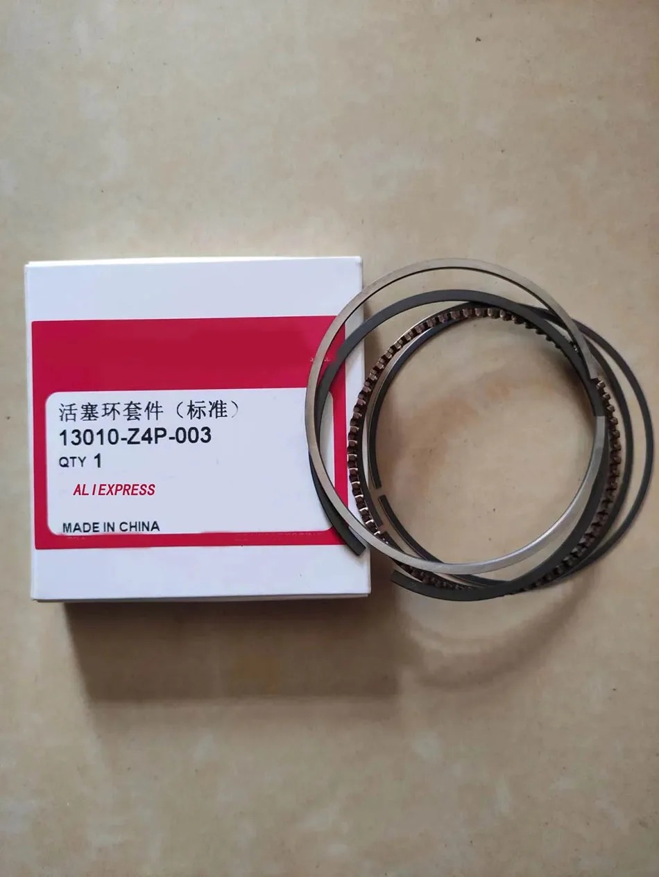ПОРШНЕВОЕ КОЛЬЦО ПОДХОДИТ ДЛЯ ГЕНЕРАТОРА GX160 GX200 WB30XH WB20XH ЧАСТИ ДВИГАТЕЛЯ ВОДЯНОГО НАСОСА ГЕНЕРАТОРА 13010-Z4P-003