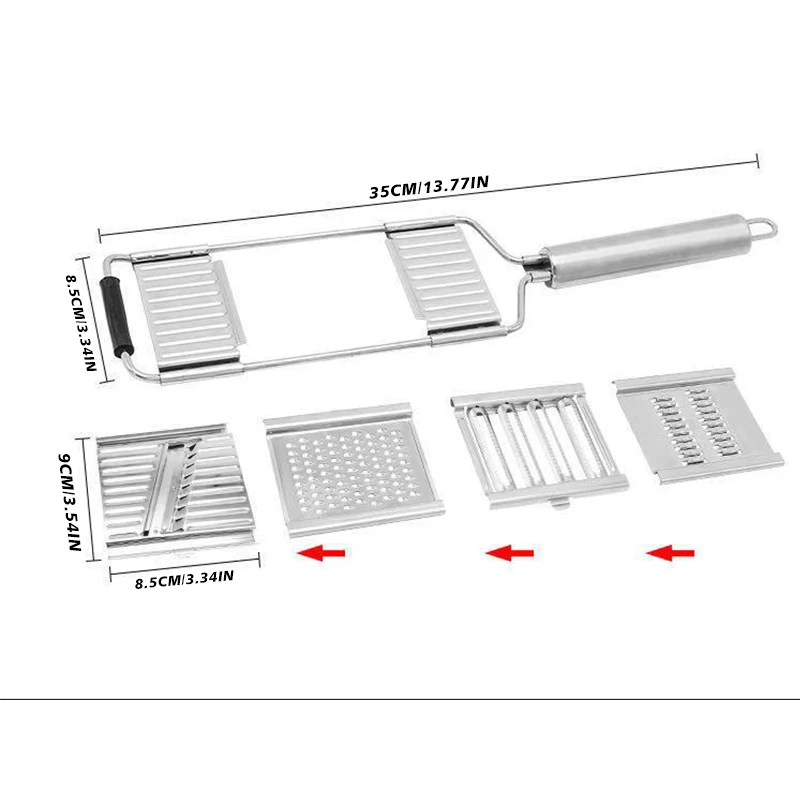 3 in 1 multifunction potato carrot tools vegetable cutter mandoline slicer grater for kitchen gadgets vegetables accessories free global shipping