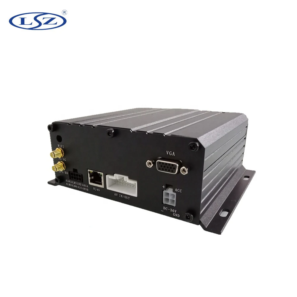 LSZ factory wholesale sd card + hard disk cycle record 4g gps mdvr ahd 720p megapixel school bus / private car / harvester /boat