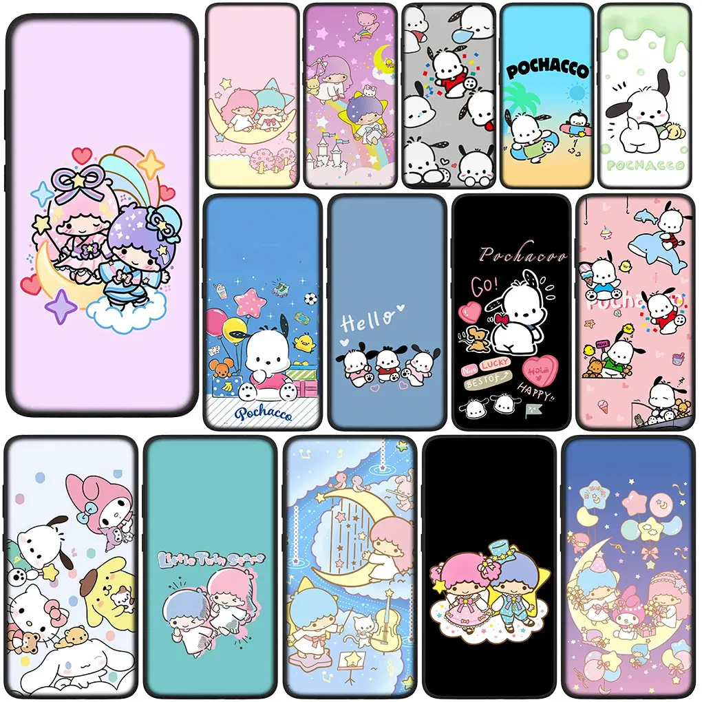 Pachacco Little Twin Star Cover Phone Case for Xiaomi Redmi Note 9 8 11 Pro 4G 5G 9S 11S 9A 9C NFC 9T 8A Funda Soft Casing