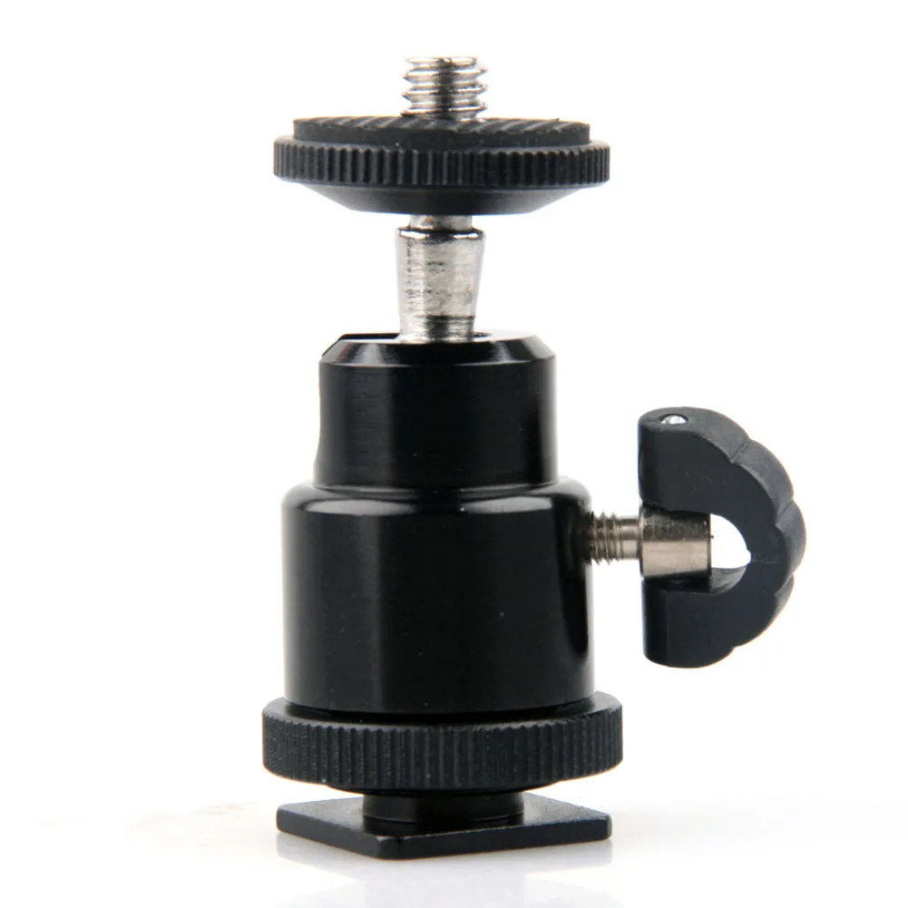 

Accessories Studio Camera Mini Easy Install With Lock Professional Ball Head Bracket Cradle Photography Hot Shoe Adapter
