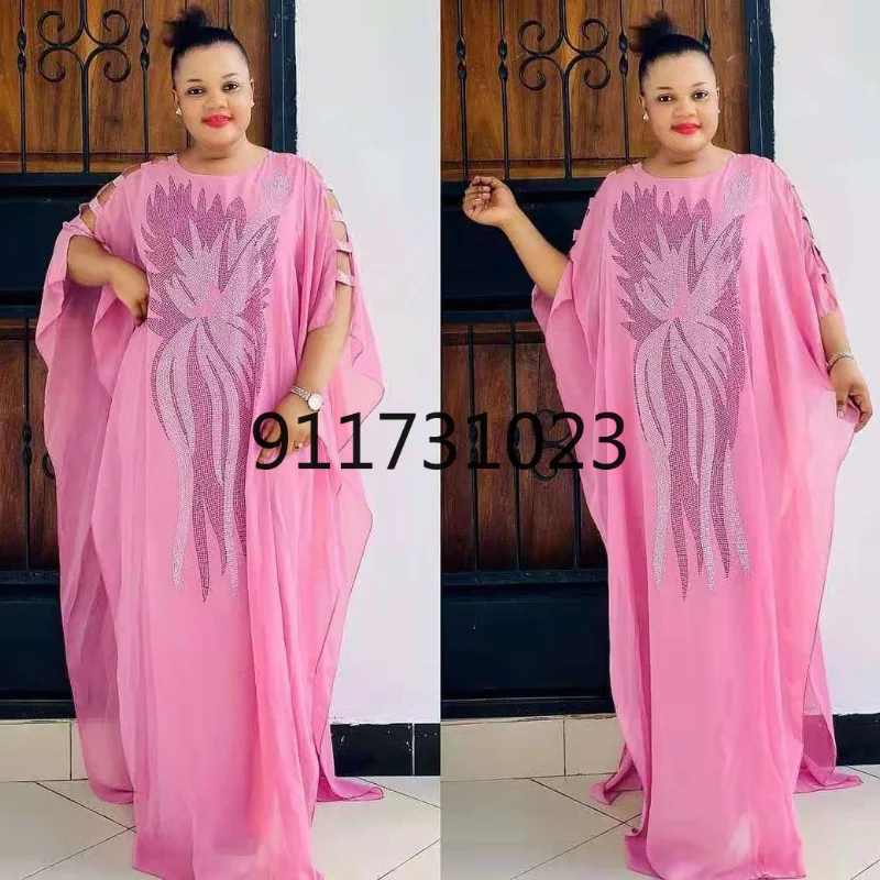 Новое Африканское Дашики Женская мода абайя стильная шифоновая ткань горячее